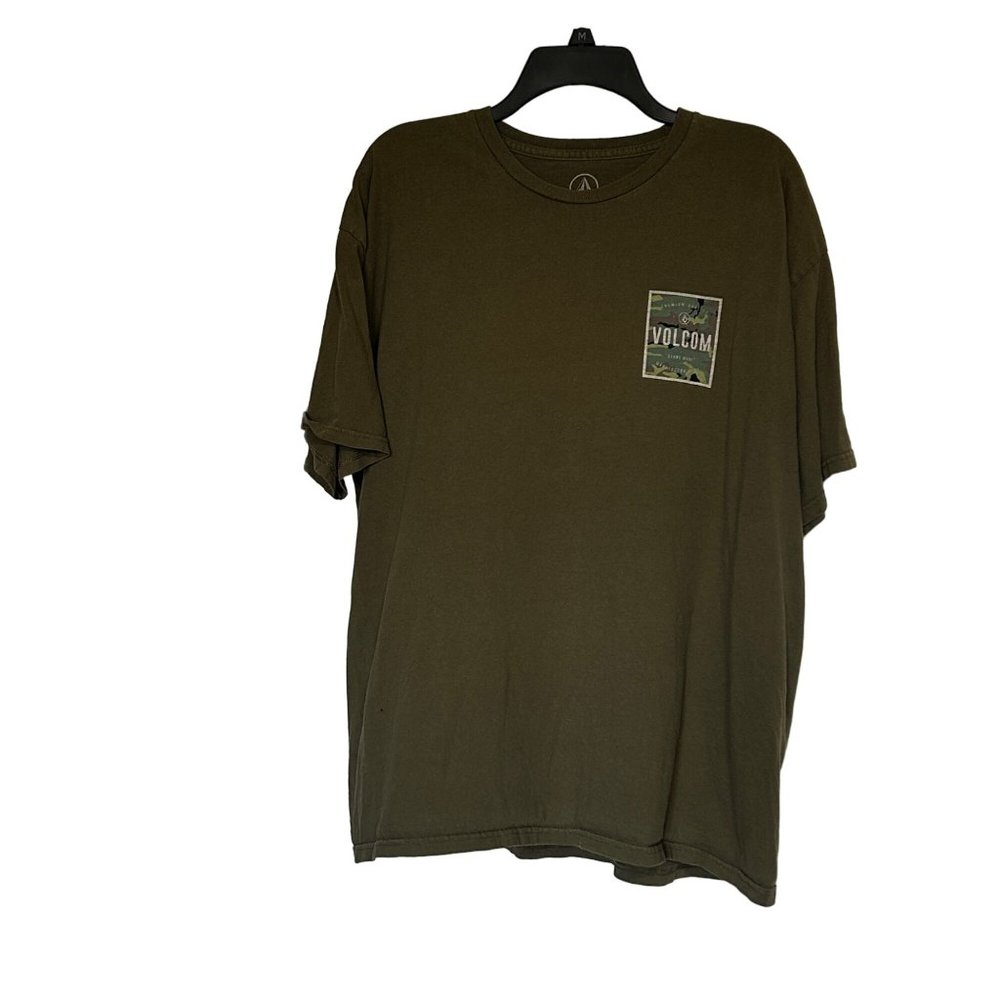 Volcom green short sleeve T-shirt women’s size XL 1498